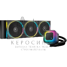 Система жидкостного охлаждения Deepcool LE360 PRO ARGb Soc-AM5/AM4/1200/1700/1851 черный 4-pin 19-33dB Al 300W 1817gr Ret (R-LE360PRO-BKAMMC-G-1)
