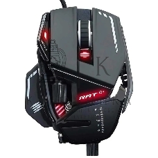 Мышь проводная Mad Catz R.A.T. 8+ черный, 16000 dpi, USB, кнопки - 11