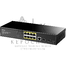 Коммутатор Cudy GS2008PS2 (L2) 8x1 Гбит/с 2SFP 8PoE+ 120W управляемый