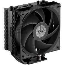 Кулер для процессора PCCooler RT500 BK (240W, 4-pin PWM, LED temp., 152мм, Al/Cu, 5x6мм, 1x120мм, 73.32CFM, 34.9dBA, 2200RPM, S: 1851/1700/1200/115X, AM5/AM4, черный)