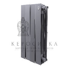 Радиатор биметаллический Royal Thermo PianoForte 500 Серебристый - 4 секц.