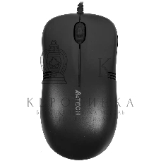 Мышь проводная A4Tech OP-560NU черный, 1200 dpi, USB, кнопки - 3