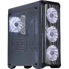 Компьютерный корпус ZALMAN I3, без БП, большое боковое окно, черный,ATX