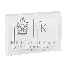 Розетка EKF ERR16-129-200-44 Минск 2-м СП 16А IP44 с заземлением, с защитными шторками, с крышкой, белая