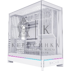 Компьютерный корпус Montech HS02 белый без БП ATX 4x140мм 2xUSB 3.0 audio bott PSU