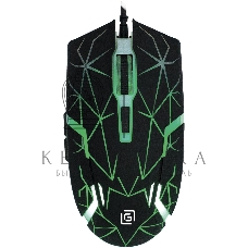 Мышь проводная Oklick 701G черный, 3600 dpi, USB, кнопки - 6