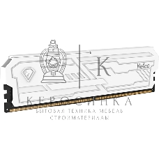 Оперативная память Netac Shadow III, DDR4, 32GB (1x32GB), 3200 MHz, CL22, с радиатором, белый