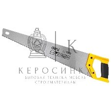 Ножовка по дереву Deli DL6850 500мм Материал: 65Mn. Термообработанная поверхность. Зубья пилы: 7 TPI. Шлифовка зубов с 2-х сторон. Литая ручка из двухкомпонентного противоударного пластика.