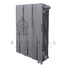 Радиатор биметаллический Royal Thermo PianoForte 500 Серебристый VR80 - 6 секц.