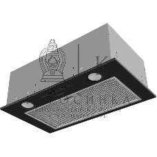 Вытяжка полновстраиваемая Maunfeld Crosby Light 5028, черный, 50 см, 850 куб. м/ч, 55 дБ