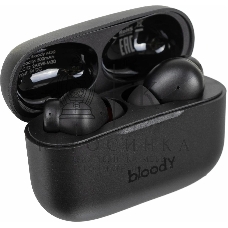 Наушники TWS A4Tech Bloody M30 черный, вкладыши, Bluetooth