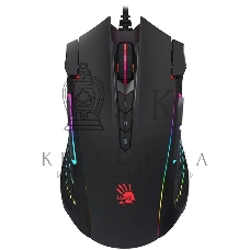 Мышь проводная A4Tech Bloody J90s черный, 8000 dpi, USB, кнопки - 12