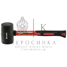 Киянка Matrix 11185 резиновая, 450 г, черная резина, фибергласовая рукоятка