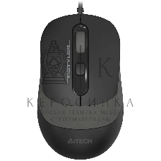 Мышь проводная A4Tech Fstyler FM10ST серый, 1600 dpi, USB, кнопки - 4