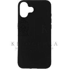 Чехол (клип-кейс) BoraSCO для Apple iPhone 16 Plus Silicone Case черный (73521)