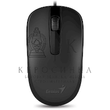 Мышь проводная Genius DX-120 черный, 1000 dpi, USB, кнопки - 3