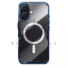 Чехол Nature TPU Pro Magnetic Case, синий, (AP iP16 Plus)