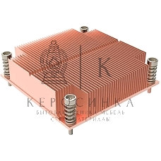 Радиатор для процессора Alseye 1U1C-1700 медь, 125 Вт, 25 мм
