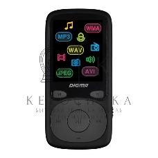 Плеер Hi-Fi Flash Digma B4 8Gb черный/1.8