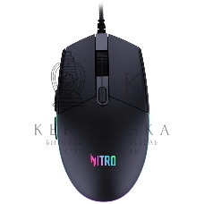 Мышь проводная Acer Nitro OMW400 черный, 6400 dpi, USB, кнопки - 6