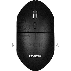 Мышь беспроводная SVEN RX-515SW черный, 1600 dpi, радиоканал, USB, кнопки - 4