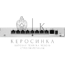 Межсетевой экран Zyxel USG FLEX 100H с подпиской Gold на 1 год (AS, AV, CF, IDP/DPI, Sandboxing, SecuReporter), 8xRJ-45: 1G (LAN/WAN), 1xUSB3.0 **