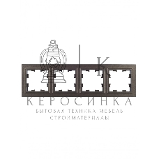 Рамка 4-местная BRITE РУ-4-БрТБ темная бронза
