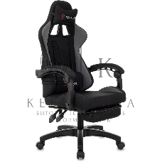 Кресло игровое Zombie Shadow черный/серый