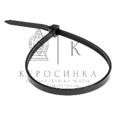 Хомут-стяжка кабельная нейлоновая Rexant 100x2,5 мм, черная, упаковка 100 шт.