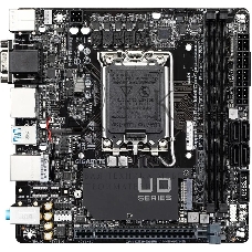 Материнская плата Gigabyte H610I, LGA 1700, Intel H610, 2xDDR5, 4xSATA, 1xM.2, 1xPCIe 4.0 x16, 1xHDMI, 1xVGA, 2xDP, 1x 1Gb LAN, 2xUSB-A 3.2 Gen 1, 4xUSB-A 2.0, 3x 3.5 мм, 7.1, Mini-ITX