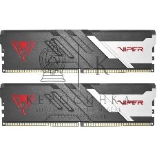 Оперативная память Patriot Memory Viper Venom, DDR5, 48Gb (2x24GB), 6000 MHz, CL30, DIMM, с радиатором, черный