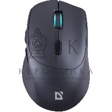 Мышь беспроводная Defender Effect X MS-095 черный, 1600 dpi, радиоканал, USB, кнопки - 6
