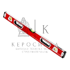 Уровень алюминиевый Matrix, магнит фрезерованный, 3 глазка 2 комп, рукоятки, 800 мм