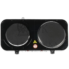 Плита настольная электрическая Energy EN-903В чёрный, 2,5 кВт, ТЭН, конфорки - 2, эмаль, поворотные переключатели