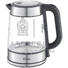Чайник электрический Candy CK-303 1.8л. 2200Вт графит корпус: Металл/стекло/пластик