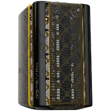 Компьютерный корпус без блока питания Geometric Future Model 2 The Ark, Mini-Tower, no fans, 3xUSB-A 3.0, 1xUSB 3.2 Type-C, mATX, mITX Black/Gold