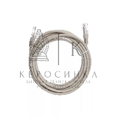 Коммутационный шнур Патч-корд литой Aopen/Qust ANP511 3M UTP cat.5е 3м серый