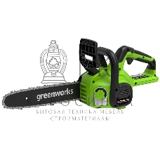 Цепная пила аккумуляторная GreenWorks G40CS30IIK2, 40V, 30 см, с 1* АКБ 2А*ч и ЗУ (2007807UA)