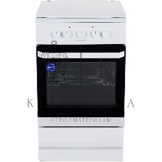 Плита электрическая Hansa FCEW53000 белый, конфорок 4 шт, духовка 68 л, 50 см x 85 см x 60 см