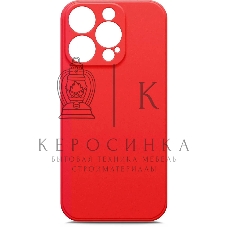 Чехол (клип-кейс) BoraSCO для Apple iPhone 14 Pro Microfiber Case красный (70808)