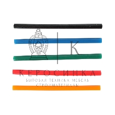 Стержни клеевые EDGE by PATRIOT 11*200 мм набор цветных стержней: красных, зеленых, синих, оранжевых, чер