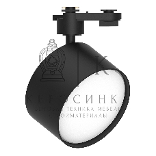 Светильник трековый на шинопровод Feron AL166 ДПО GX70 без лампы черный