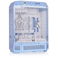 Компьютерный корпус Thermaltake The Tower 600 Hydrangea голубой без БП ATX 13x120мм 9x140мм 4xUSB3.0 audio bott PSU