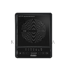 Плита настольная электрическая Blackton Bt IC133C Black, индукционная, 2000 Вт, тип управления: электронное, регулировка мощности: 8 уровней, количество автоматических программ: 7, размер варочной поверхности: 190 мм, материал корпуса: пластик, керамика, 
