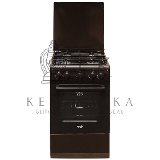 Плита газовая Cezaris ПГ 2150-05 коричневый, конфорок 4 шт, духовка 43 л, 50 см x 85 см x 50 см