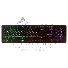 Клавиатура проводная Dialog Gan-Kata KGK-17U BLACK - игровая с RGb-подсветкой, USB, черная