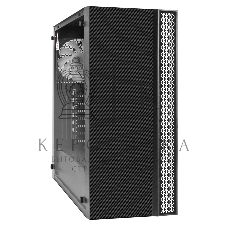 Компьютерный корпус Miditower ExeGate EVO-9211-EVO800 (ATX, БП EVO800RGb с вент. 12см, с окном, 2хUSB+1хUSB3.0, HD аудио, черный, 1 вент. с RGb подсветкой)