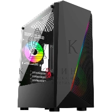 Компьютерный корпус Bloody BD-CC102F черный без БП mATX 2x120мм 2xUSB 2.0 1xUSB 3.0 audio bott PSU