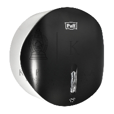 Диспенсер туалетной бумаги Рuff-7145Bl черный, с замком, ABS-пластик