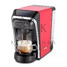 Кофеварка капсульная Kitfort КТ-7227 красный/черный, исп. кофе - капсулы/молотый, 0,8 л, 1400 Вт, 20 бар